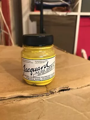 £10.50 • Buy Jacquard Acid Dye 601 Yellow Sun 0.5oz