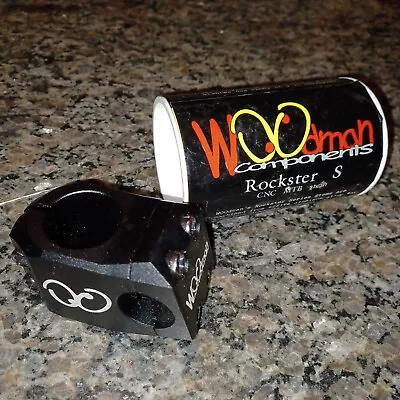 Woodman's Rockster CNC 35mm Short Mountain Bike STEM 6061T6 Aluminum 15 Deg MTB • $12.95