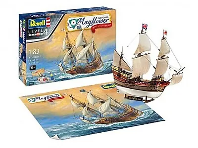 Revell-Germany Mayflower Sailing Ship - Plastic Model Sailing Ship Kit - 1/83 • $45.36