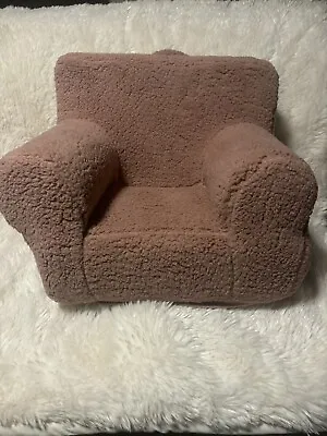 Pottery Barn Kids Sherpa- My 1st Chair- Dark Pink-New Never Used • $50