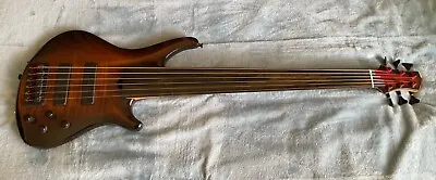 Roscoe SKB 3006 Diamondwood Fretless Electric Bass Guitar • $2300
