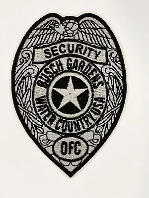 Busch Gardens Water Country USA Security Officer Patch Williamsburg Virginia • $4.25