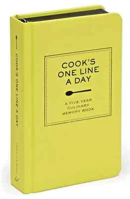 £9.99 • Buy Cooks One Line A Day A Five Year Culinary Memory Book Journal Kitchen Ideas New