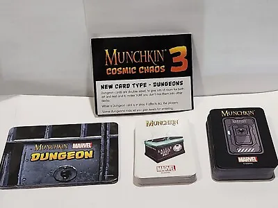 Munchkin Marvel 3 Expansion Cosmic Chaos Card Deck Complete No Box • $79.95