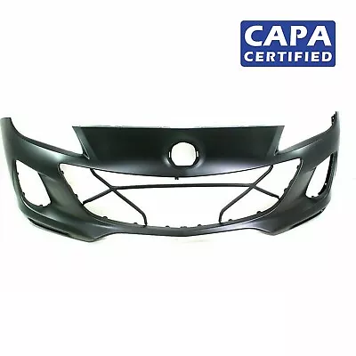 Front Bumper Cover For 2012-2013 Mazda 3 W/ Fog Light Holes CAPA • $168.91