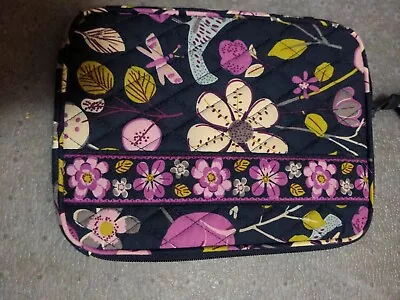 Vera Bradley Purple 6.5 X 8.75 Tablet IPad Book Zip Cover Case • $13