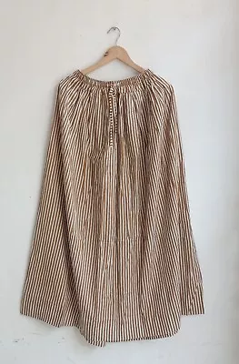 $34.47 • Buy Indian Brown Striped Cotton Handmade Skirt Women Clothing Party Wear Skirts AU