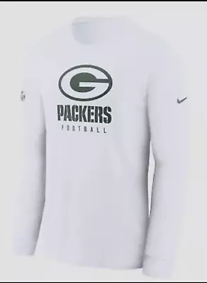 Packers Nike Dri-Fit Team Issue LS T-Shirt Long Sleeve 2XL GR29 • $34.99