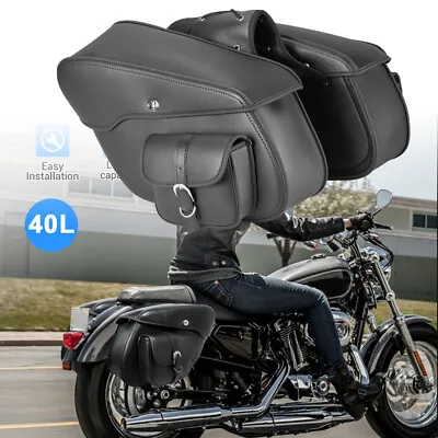 Saddle Bags Saddlebag Luggage For Honda VTX 1800 N 1800R VTX1800C VTX 1300 1300C • $129.99