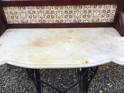 Antique Marble Top Wash Stand  • £115