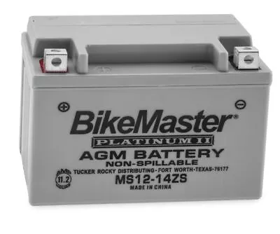 BikeMaster AGM 12V Platinum Battery For BMW R1200GS 2013-2017 Grey • $85.46