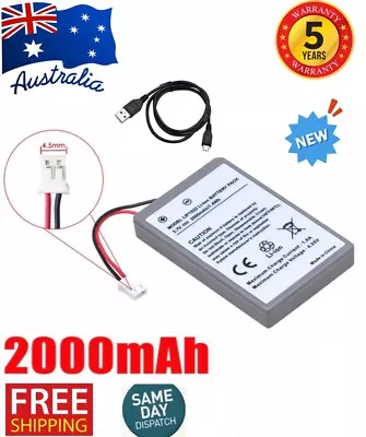 $15.80 • Buy Au PS4 Battery + Cable For Sony Playstation 4 Controller 2000mAh Rechargeable