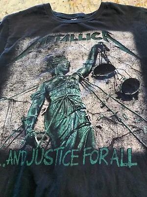 Metallica And Justice For All Mens L T-shirt (N343) • $14.99