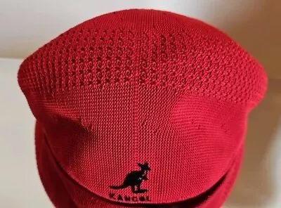 Vintage Kangol TROPIC 502 Ventair Hat Cap Golf Cabbie Newsboy Red • $18