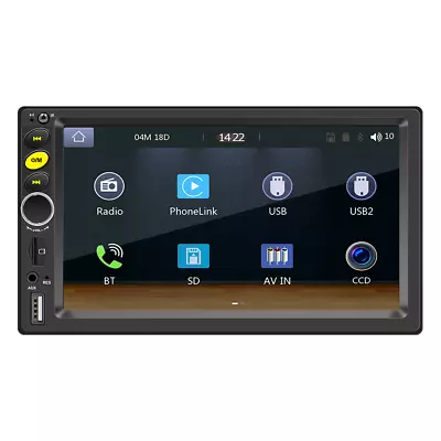 7in HD Touch Screen Bluetooth Car Radio Smart Stereo For Apple Wireless Carplay • £63.60