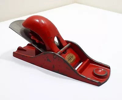 VINTAGE S & J - RED 102 BLOCK PLANE - 33mm BLADE - MADE IN GERMANY • $22.18