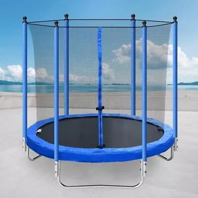 6FT 8FT 10FT 12FT Trampoline Safe Net Spring Pad Cover Safety Net Enclos For Kid • £44.99