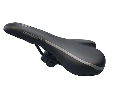 Mongoose Cionlli Men’s Black Leather Bike Seat 10 Inches Excellent Condition  • $22.49