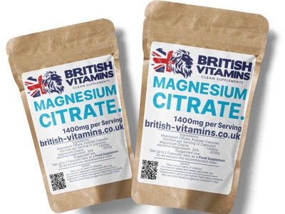 £34.99 • Buy Magnesium Citrate Capsules 700mg ** Additive Free** Vitamins