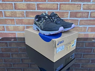 ASICS Womens Gel-Venture 8 Black Ivory Running Shoes Size 9.5 • $40