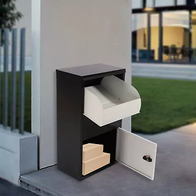 Parcel Drop Box Package Mailbox Porch Express With Lockable Storage 40*23*65cm🔥 • $119.70