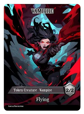 3x Vampire Token  #4 - Custom Tokens For MTG • $4.99