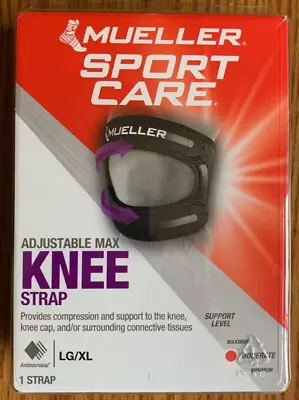 Mueller Sport Care Adjustable Max Knee Strap Maximum Support LG/XL • $18