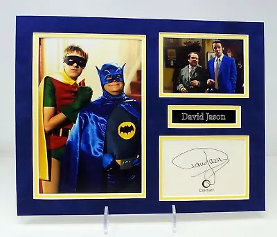 David JASON Signed Mounted Photo Display 3 AFTAL RD COA Only Fools & Horses • £179.99