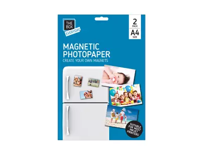 A4 Magnetic Photo Paper Gloss Pack 2 For Fridge Magnets • £6.10