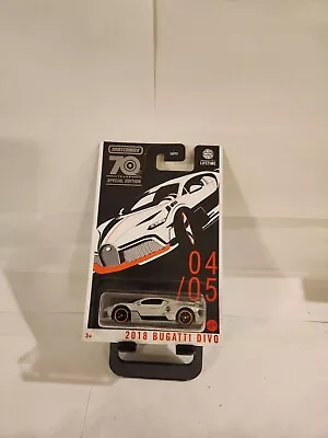 Matchbox 70 Years Special Edition 2018 Bugatti Divo #4/5 N24 • $2.99