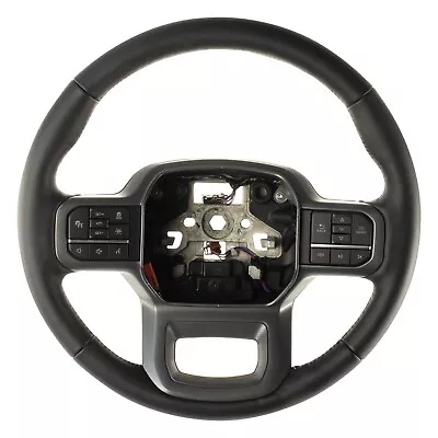 21 Thru 24 Ford F-150 Lariat OEM Black Leather Heated Steering Wheel ML3Z3600RA • $219.99
