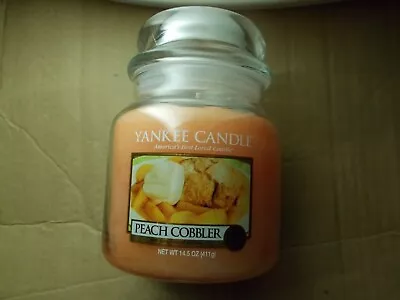 Yankee Candle Usa Deerfield Rare Medium Jar - Peach Cobbler • £14