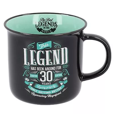 Shudehill 30th Birthday Living Legend Mug Novelty Milestone Mens Gift New • £11.79