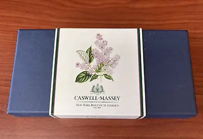 Caswell Massey Lilac Triple Milled Plant Based Floral 3 Piece Soap NY Botanical • $21.95