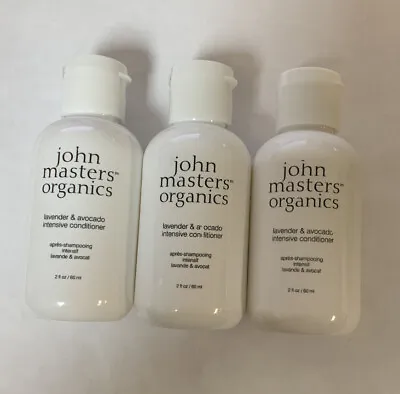 JOHN MASTERS ORGANICS INTENSIVE CONDITIONER 2 FL OZ - Pack Of 3 • $9.99