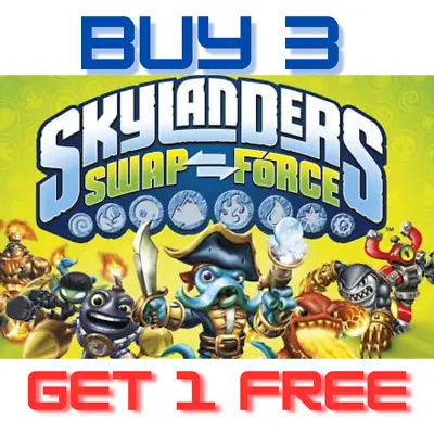 **BUY 3 GET 1 FREE** Skylanders SWAP FORCE Figures Portals Activision • $8