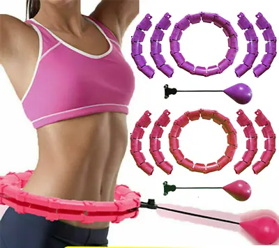 Customizable Knots Smart Hula Hoop Detachable Massage Exerciser Fitness • $10.99