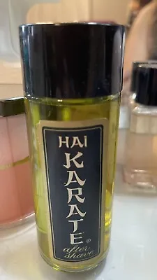 Vintage HAI KARATE After Shave Full 4 Oz.  Keening DIV Pzier New Without The Box • $89.99