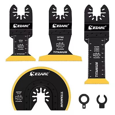 3/4PC EZARC Titanium Oscillating Multitool Blades Saw Blade For Metal Nail Screw • $25.89