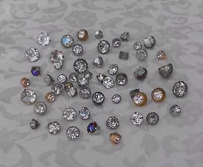 *****antique/vintage 55 Small Rhinestone Buttons***** • $16