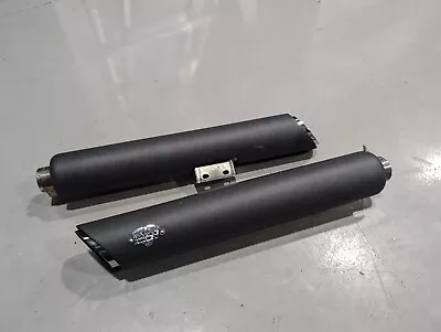 ** Lightly Used** Vance And Hines M8 Softail  Slip On Exhaust black  1801-1249 • $300