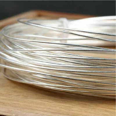 Silver Plated Copper Round Wire 0.4mm To 2.0mm £2.86 To £4.08 • £3.40