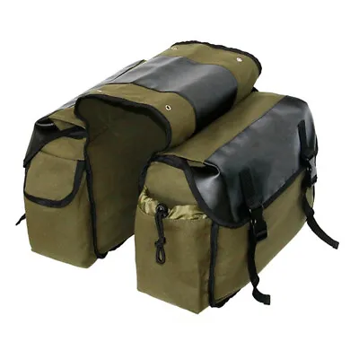 Touring Motorbike Saddle Bag Panniers Box Side Pocket Pouch Motorcycle Parts 26L • $40.15