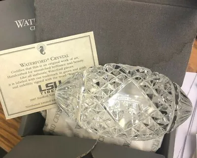 LSU 2007 National Championship Waterford Crystal Football LIMITED EDITION.   • $125