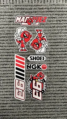 Marquez 93 Sticker Decal Sheet Car Dirt Motorcycle Motorcross MX PIT BIKE 0111 • $8.95