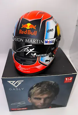 Pierre Gasly (France) Signed 2019 Aston Martin Red Bull Racing 1:2 Helmet -Visor • $750