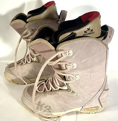 BEAUTIFUL K2 Armada Light-Fit Pro Snowboarding Boots Men’s 9 Tan/Khaki NICE! • $28
