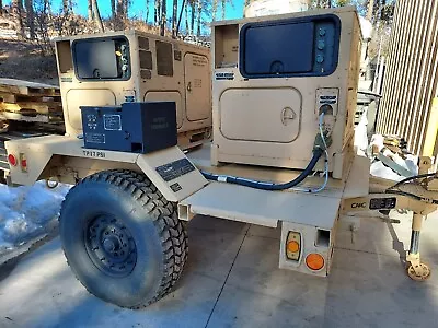 $34500 • Buy 2019 Cummins Dual Generator Set Trailer Mounted Mep1030 5kw Power Plant