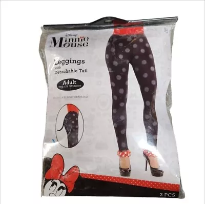 Disney Minnie Mouse Adult Leggings & Detachable Tail - Open/Resealed Bag • $30