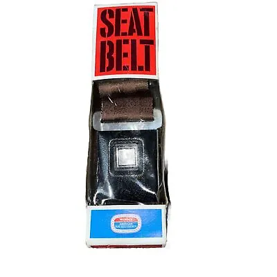 NOS Vintage Superior Brown Lap Seat Belts Model 46-3230 Grand Prix • $95.87